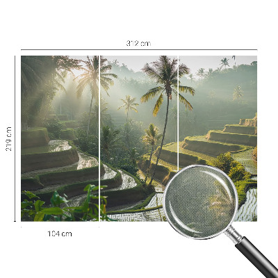 Selbstklebende Fototapete für die Wand Paradiesterrassen