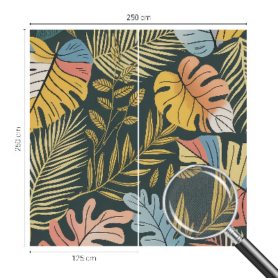 3D-Fototapete fürs Wohnzimmer Tropische Energie