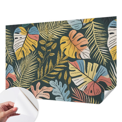 3D-Fototapete fürs Wohnzimmer Tropische Energie