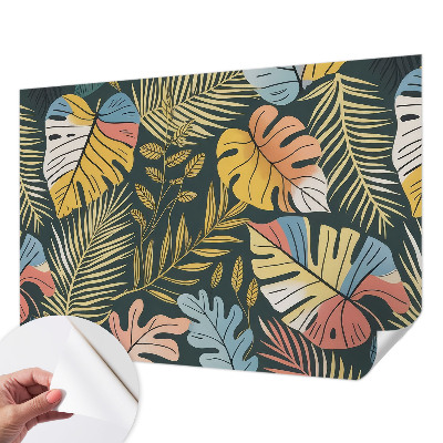 3D-Fototapete fürs Wohnzimmer Tropische Energie