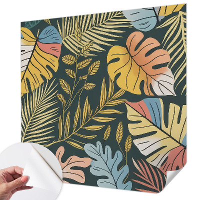 3D-Fototapete fürs Wohnzimmer Tropische Energie