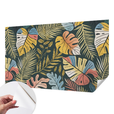 3D-Fototapete fürs Wohnzimmer Tropische Energie