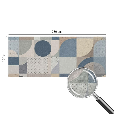 Fototapete in 3D-Optik Geometrisches Mosaik