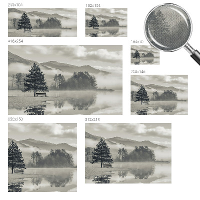 3D-Fototapete fürs Schlafzimmer Romantische Landschaft