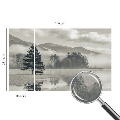 3D-Fototapete fürs Schlafzimmer Romantische Landschaft