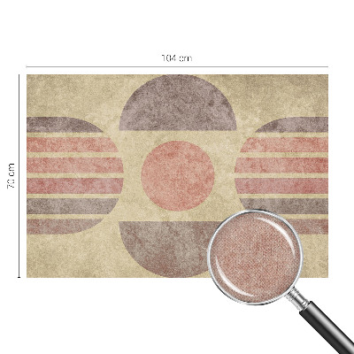 Motivtapete fürs Wohnzimmer Geometrische Formen