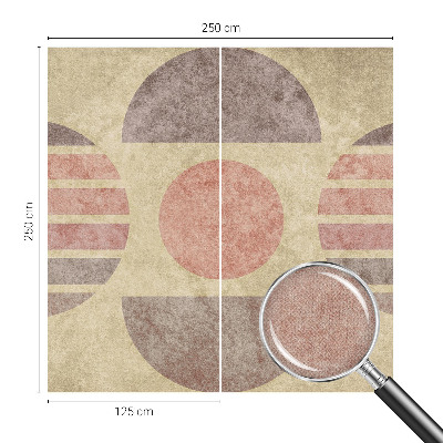 Motivtapete fürs Wohnzimmer Geometrische Formen