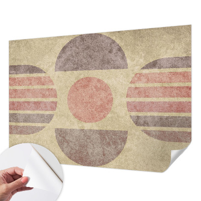 Motivtapete fürs Wohnzimmer Geometrische Formen