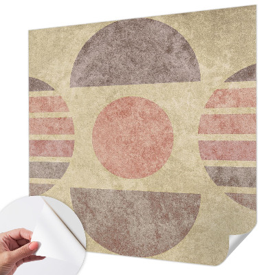 Motivtapete fürs Wohnzimmer Geometrische Formen