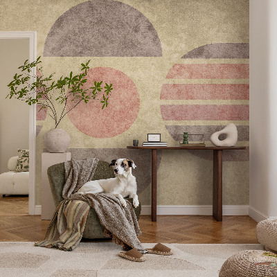 Motivtapete fürs Wohnzimmer Geometrische Formen