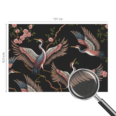 Hochwertige Bildtapete Blumenmuster