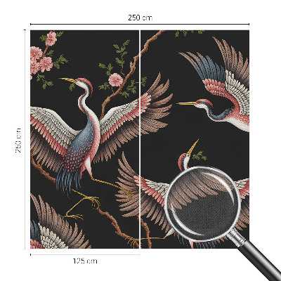 Hochwertige Bildtapete Blumenmuster