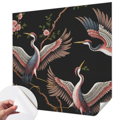 Hochwertige Bildtapete Blumenmuster