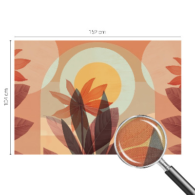 Fototapete nach Maß Florale Abstraktion