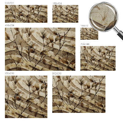 Motivtapete fürs Wohnzimmer Klassische Flora