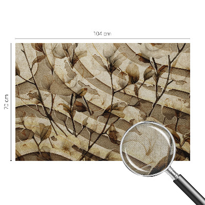 Motivtapete fürs Wohnzimmer Klassische Flora