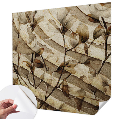 Motivtapete fürs Wohnzimmer Klassische Flora