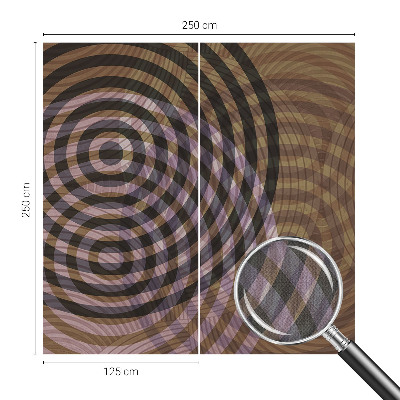 Motivtapete nach Maß Hypnotisierende Kreise