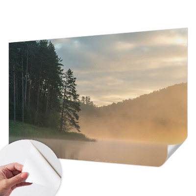 Moderne Fototapete nach Maß Nebliger Morgen