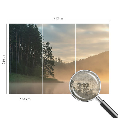 Moderne Fototapete nach Maß Nebliger Morgen