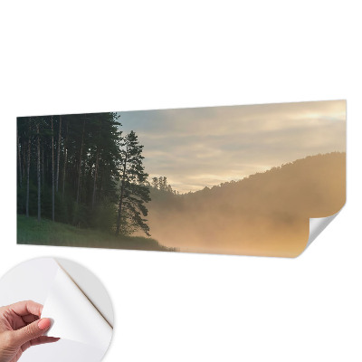 Moderne Fototapete nach Maß Nebliger Morgen