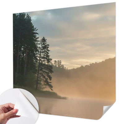 Moderne Fototapete nach Maß Nebliger Morgen