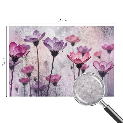 Hochwertige Bildtapete Pastellblumen