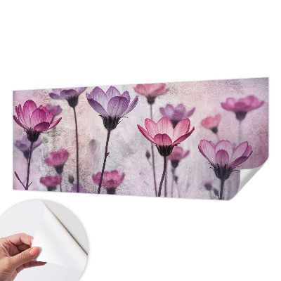 Hochwertige Bildtapete Pastellblumen