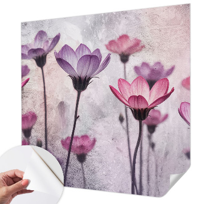 Hochwertige Bildtapete Pastellblumen