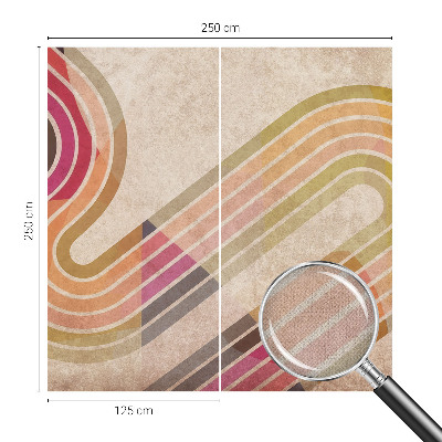Selbstklebende Fototapete Geometrische Linien