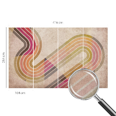 Selbstklebende Fototapete Geometrische Linien