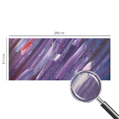 Selbstklebende Fototapete fürs Wohnzimmer Bunte Pinselstriche