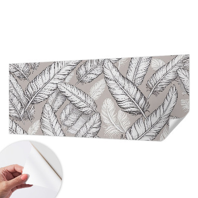 3D-Fototapete fürs Wohnzimmer Feine Federn