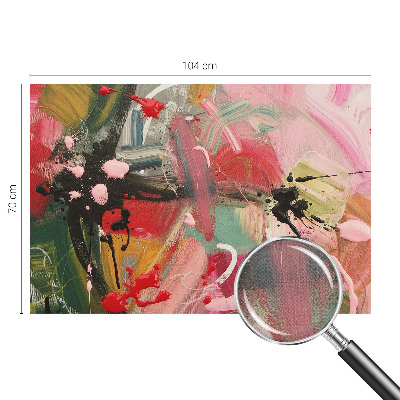 3D-Fototapete fürs Schlafzimmer Farbenfrohes Chaos