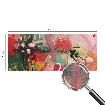 3D-Fototapete fürs Schlafzimmer Farbenfrohes Chaos