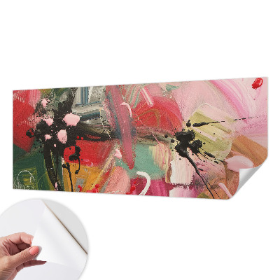 3D-Fototapete fürs Schlafzimmer Farbenfrohes Chaos