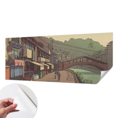 Fototapete nach Maß Pastellfarbene Landschaft