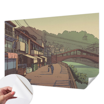 Fototapete nach Maß Pastellfarbene Landschaft