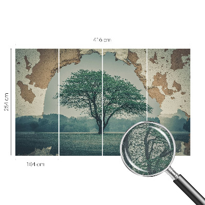 3D-Fototapete Ein einsamer Baum