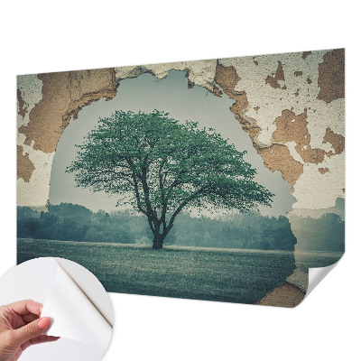 3D-Fototapete Ein einsamer Baum