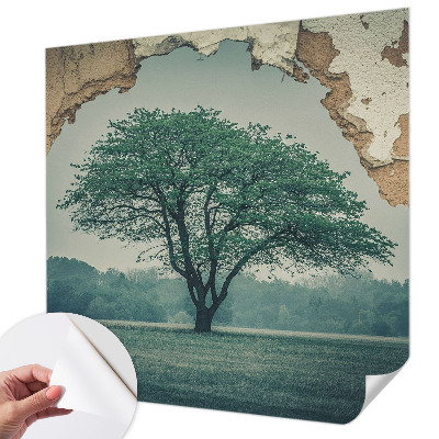3D-Fototapete Ein einsamer Baum