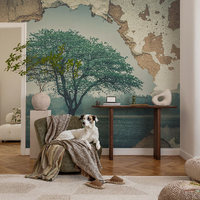 3D-Fototapete Ein einsamer Baum