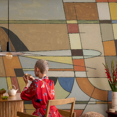 Selbstklebende Fototapete für die Wand Geometrische Harmonie