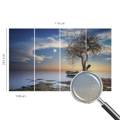 Selbstklebende Fototapete fürs Schlafzimmer Eine friedliche Landschaft