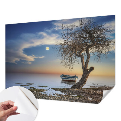 Selbstklebende Fototapete fürs Schlafzimmer Eine friedliche Landschaft