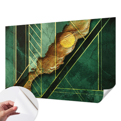 3D-Fototapete fürs Schlafzimmer Geometrische Spannung