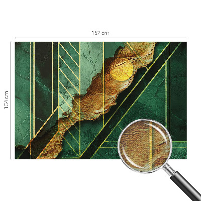 3D-Fototapete fürs Schlafzimmer Geometrische Spannung