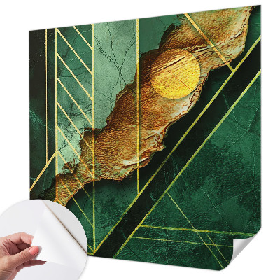 3D-Fototapete fürs Schlafzimmer Geometrische Spannung