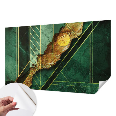 3D-Fototapete fürs Schlafzimmer Geometrische Spannung