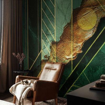 3D-Fototapete fürs Schlafzimmer Geometrische Spannung